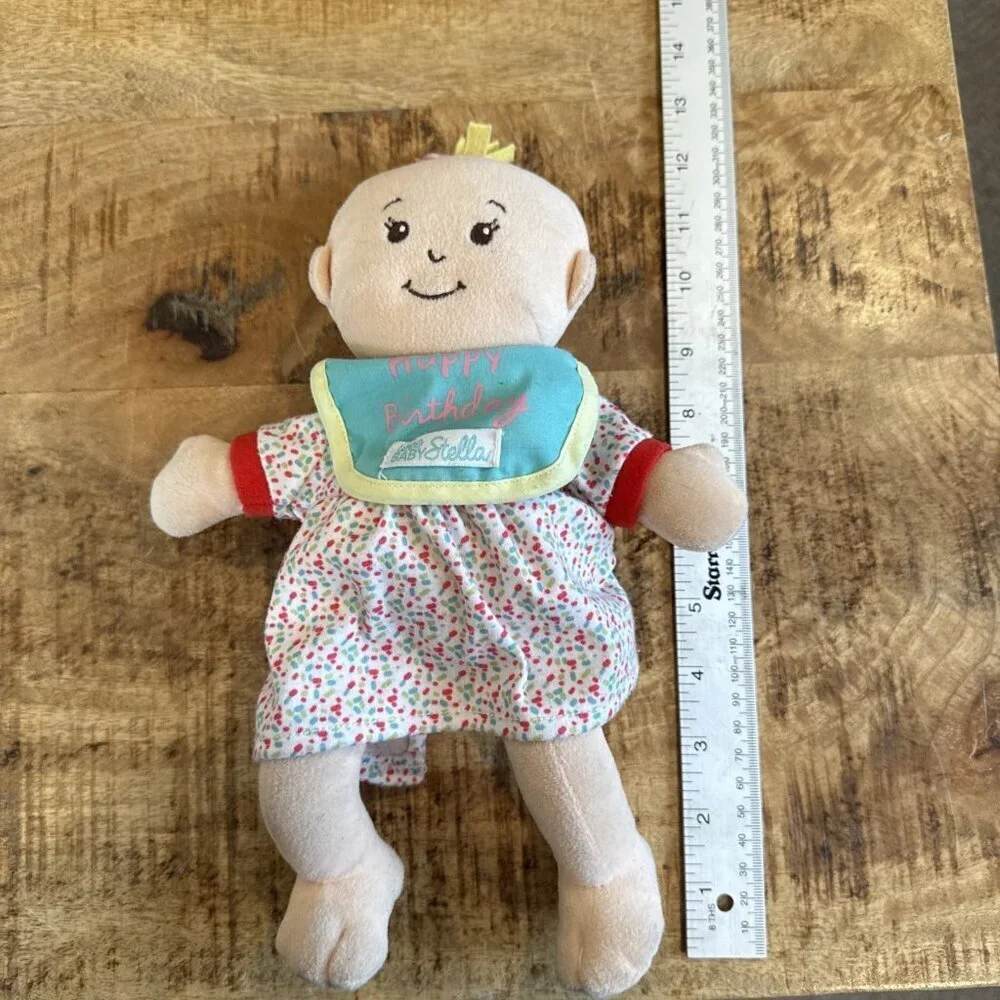 Manhattan Toys Wee Baby Stella Blonde Hair Sweet Scents 12